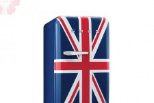 Frigorífico Smeg FAB10RUJ con la bandera inglesa