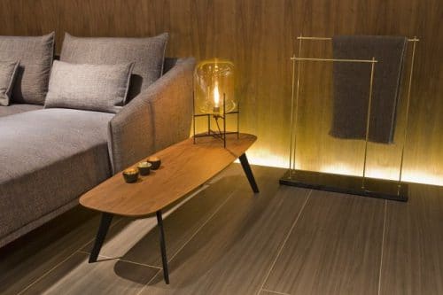 Mesa Stua Solapa auxiliar nogal